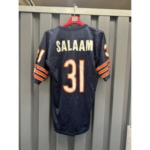 Vintage Champion Rashaan Salaam Chicago Bears Men's 44 Jersey Blue #31‎ 90s